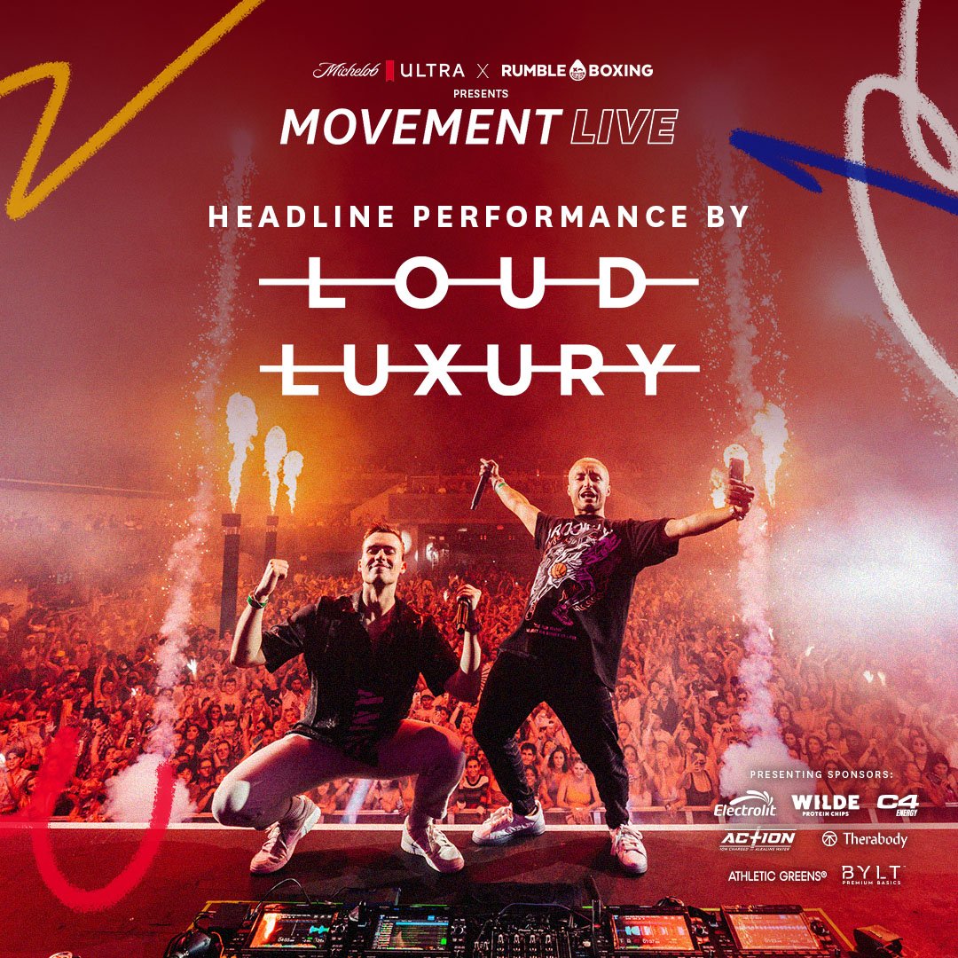 Music Group Loud Luxury Posing for Michelob Ultra Movement Event